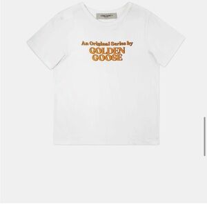 Golden Goose White Graphic Tee Original Series- NWT - Sz S